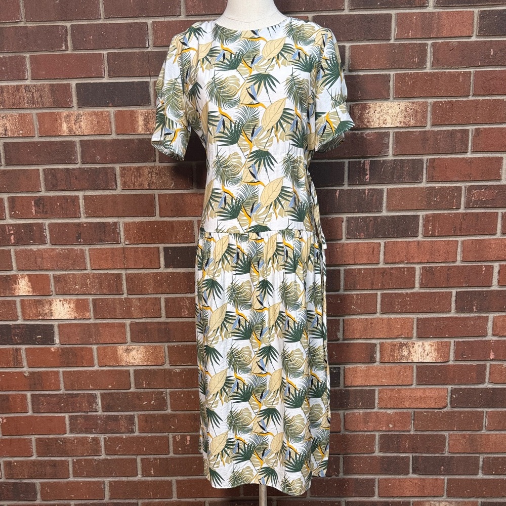 Bonnie Alex Tropical Print Dress Size Medium